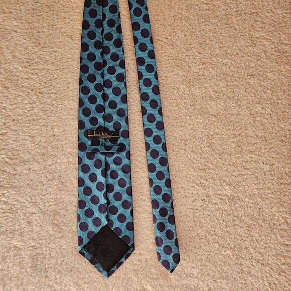Nicole Miller Linen & Silk Tie - Picture 5 of 7
